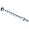 AHCMetric MILD Steel Cup Square Bolts with Nuts (ZINC &