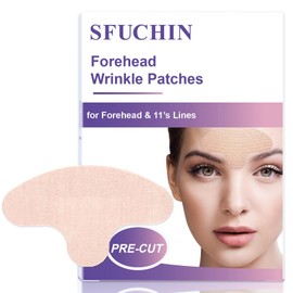 Forehead Wrinkle Patches, Sufchin Face Lift Tape for Wrinkles Overnight Sweatproof & Hypoallergenic, Anti Wrinkle and Beauty Faical Skincare, Visible Lift & Deep Crease Care for Sensitive Skin 20 Pcs