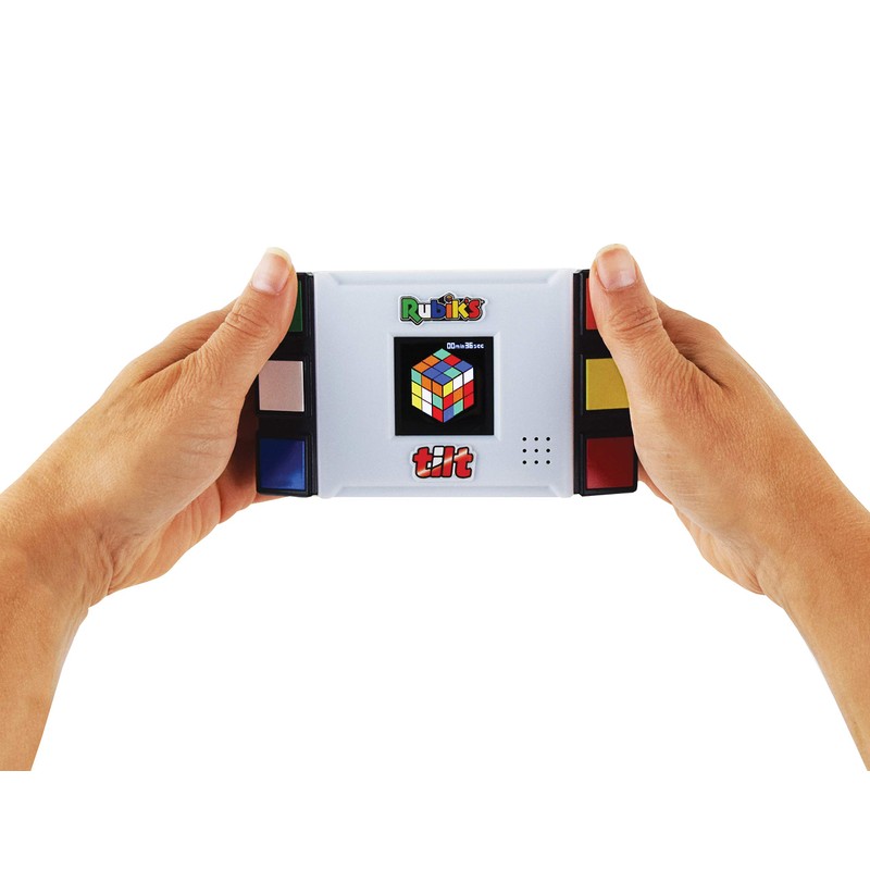 IDEAL | Rubik's Tilt Electronic Game: Twist, Turn, Learn |