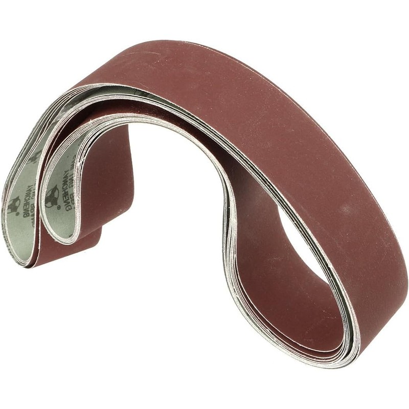 MACHSWON 2 x 72 Inch Sandpaper Belt Aluminum Oxide Sanding