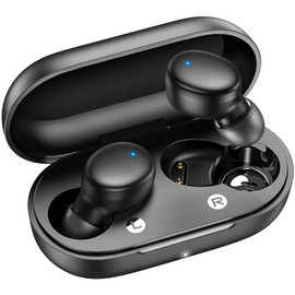kurdene Auriculares inalámbricos Bluetooth de 5.3 pulgadas, auriculares ligeros, sonido de graves profundos, micrófonos integrados, auriculares de lla