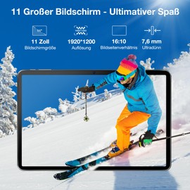 DOOGEE T30S Tablet 11 Inches, 2.4K Display, 16(6+10) GB RAM 256GB ROM (1TB TF) Tablet, 8580mAh/10W, Android 13, Smart PA, 13MP/8MP Android Tablet, Dual Nano SIM 4G LTE +5G WiFi, DRM L1, Blue