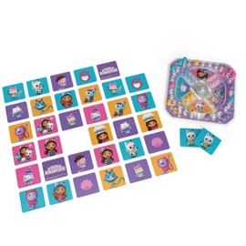 Gabby's Dollhouse Sorry Pop Up and Memo Game - Two Classic Game in One Set, Sorry (Pachisi) with Pop Up Dice and 72 Memo Cards with the Popular Gabby Characters, from 4 Years, 2-4 Players