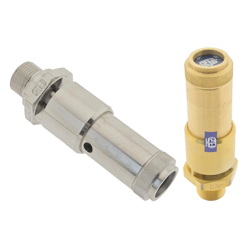 TÜV high-performance safety valve G 1/2 inch (2.5 bar) brass