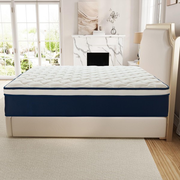 Full Size Mattress - 10 inches Gel Memory Foam Hybrid