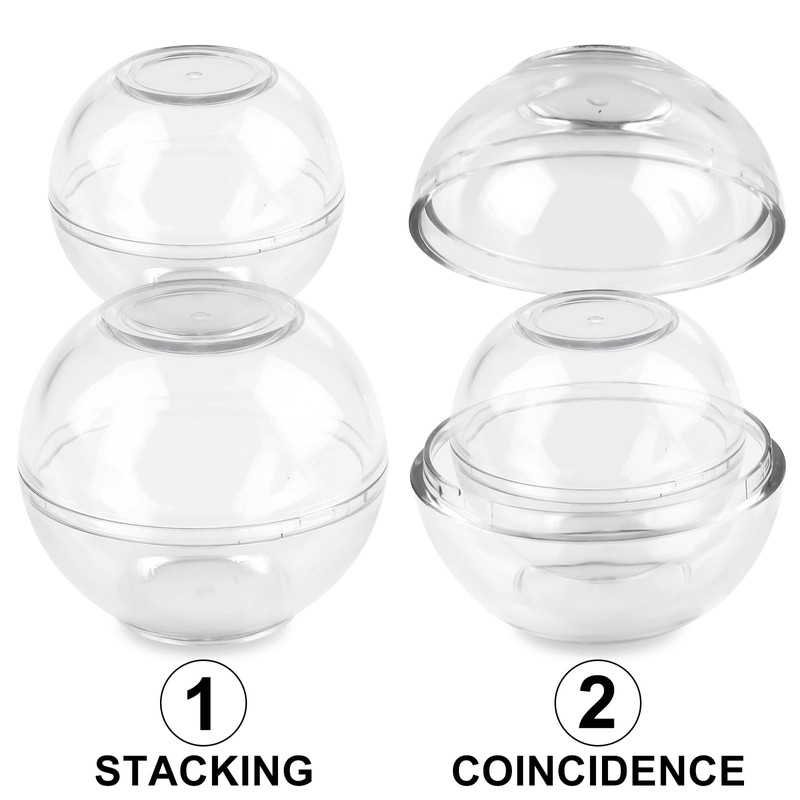 BAIFULAI Set of 4 Onion Containers, Food Storage Balls Garlic