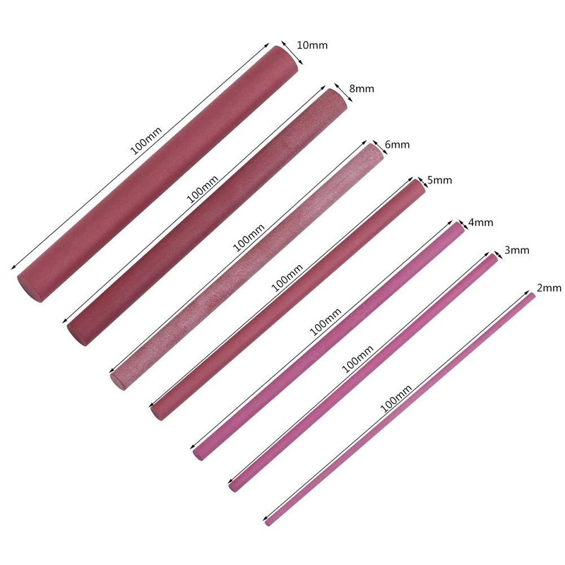 TOPINCN Ruby Sharpening Grindstone Abrasives Polishing Oil Stone Sharpener Sharpening