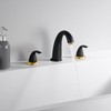 SUMERAIN 2 Handle Widespread Roman Bathtub Faucet Tub Filler with