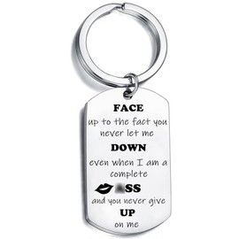 Waeceip Couple Gifts, Funny Anniversary Wedding Birthday Gifts for Her Him Girlfriend Wife, Funny Keyring, Birthday Valentines Christmas Gifts