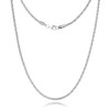 Silver Chain Necklace for Women, 3mm Box Chains for Women,