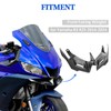 Motorcycle Front Fairing Winglet Aerodynamic Spoiler Beak Nose Cone Extension
