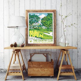 Lee Wybranski 2022 U.S. Open Championship Artwork (24" x36 Poster)