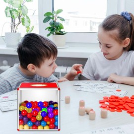 Lottery Box: raffle box with aluminium alloy, donation box, acrylic donation box, ballot box, recommended box, square play box, transparent storage box, comment box (25 x 25 cm)