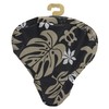 TS (TS) Black Monstera Beach Cruiser Saddle Cover