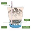 Dexceder 6x7 Self Watering Planter Indoor Outdoor, High Gloss Table