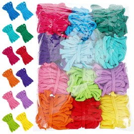 600 Pcs Loom Loops Pastel Weaving Loom Loops Potholder Colorful Loops Elastic Weaving Loops Craft Flexible Loom DIY Kit Colorful Weaving Crafts for Kids Adults DIY Crafts Supplies