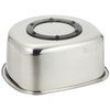 Wahei Freiz SUI Goot SUI-6048 D-Shaped Washtub, Small, With Rubber