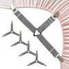 Bozenu Bed Sheet Straps, Upgrade Fitted Bed Sheet Holders for