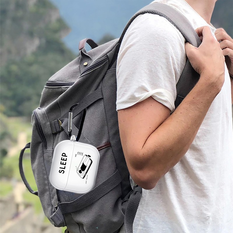 AirPods 4 Case (2024 Model), Clear, Stylish, Funny, Cute, AirPods