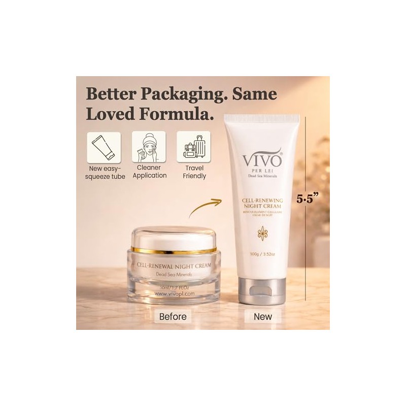 Vivo Per Lei Cell Renewal Night Cream, 1.7-Fluid Ounce