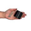 4 x Black Furniture Legs Height 45mm Round Diameter 50mm