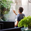 2 Pcs Shower Squeegee for Shower Glass Doors,Car Window Windshield