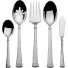 Mikasa Hammered Harmony 18/10 Stainless 65pc. Flatware Set (Service for