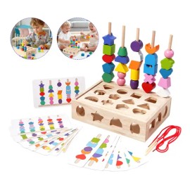 Aprendizaje Montessori Educación Digital Regalos Niños Marró                                                                                          