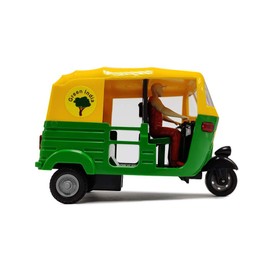 Petrichor Indian Handicraft Famous Auto Rickshaw/TUK TUK/Rickshaw Taxi Model Showpiece Collectible Figurine Home Decoration and Gifting (Multi Colour)
