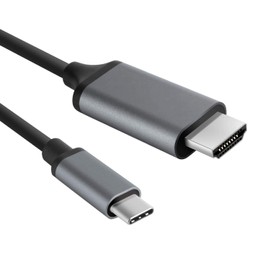 VOLT PLUS TECH USB-C HDMI 4k HDMI Cable Compatible with GoPro Hero6 Black for Home Office Extended Display Full 2160p@30Hz, 6Ft/1.8M Cable Thunderbolt 3/4