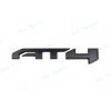GMC 1PC Matte Black Rear Tailgate AT4 Emblem Badge Fit