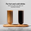 FLUR Iced Coffee Glasses (Set of 2) – Perfect for