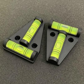 2PCS T Type Spirit Level,Bubble Leveling Device,Bubble Leveling Device Small Cross Check Spirit,Mini Spirit Level,Motorhome Gadgets Levellers,Caravan Leveller Device,Mini Level,Caravan Essentials