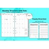 2026 Weekly Planner Insert Personal A6, 6 Holes, 1 Week