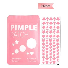 Pimple Patch - 240 Parches Anti Acné Waterproof Color Rosa