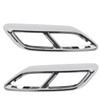 2PCS Exhaust Muffler Tail Pipe Cover Left Right Decorative Tail