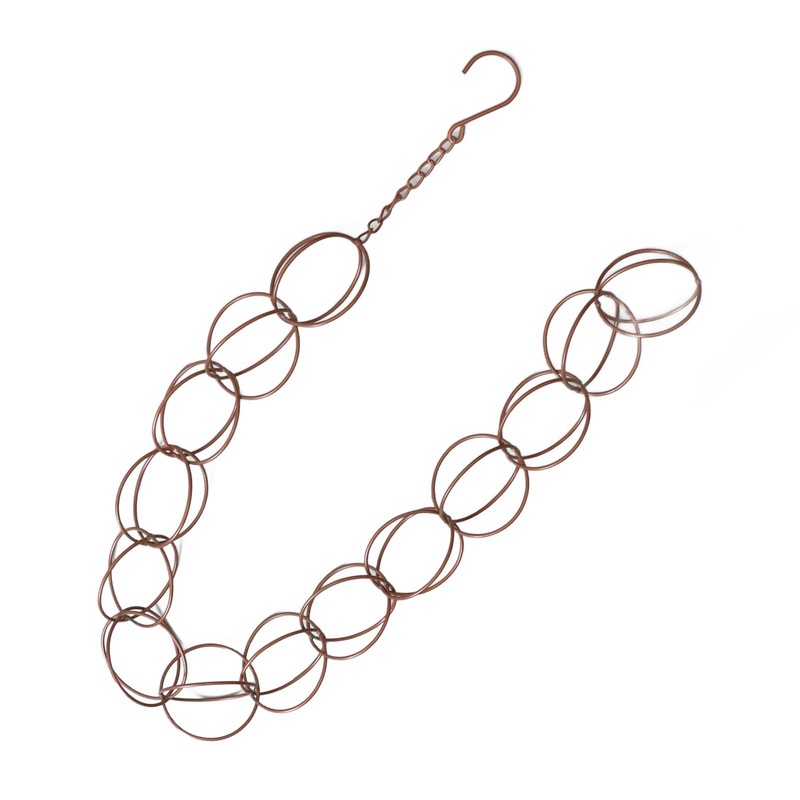 Topyond Rain Chains for Gutters, Metal Rain Chain, Drainage Function,