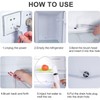 12 Pcs Fridge Drain Hole Cleaning Tool, Fridge Dredger and