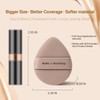 Momo's Workshop Makeup Sponge Puff, Large Beauty Puff for Quick