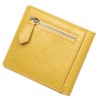 HAKATA NO MORI LEATHER Genuine Leather Bifold Thin Wallet Skimming