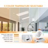CLOUDY BAY 3 Inch 5CCT LED Eyeball Recessed Light,Dimmable Swivel