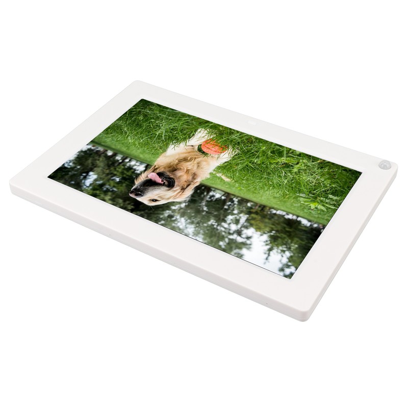 10in Digital Photo Frame White Human Body Induction HD Electronic