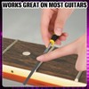 Zonon 6 Pcs Guitar Fret End Dressing File Guitar Nut