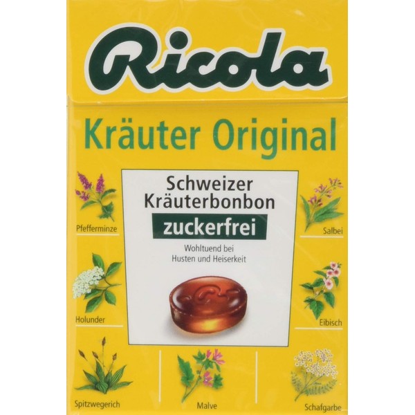 Ricola Herbs Original without Sugar 5 Pack (5 x 50 g)