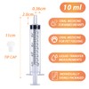10mL Syringe for Liquid, Food, Oral, Scientific Labs, Measurement, Dispensing,