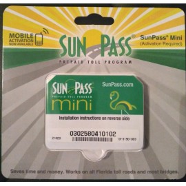 SunPass Sun Pass MINI Transponder Sticker Florida Prepaid Toll Program Toll Roads