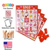 Iconikal Valentine's Day 32 Player Bingo Game Set Classroom Group