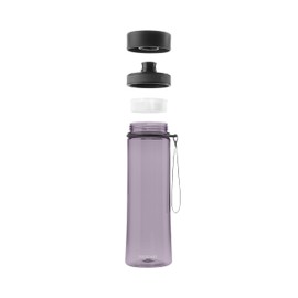 PROFINO Infuze Leak-Proof Drinking Bottle with Fruit Insert/Strainer, 600ml, Bottle with Wide Opening for Easy Filling and Cleaning - Dishwasher Safe - Transparent - BPA Free