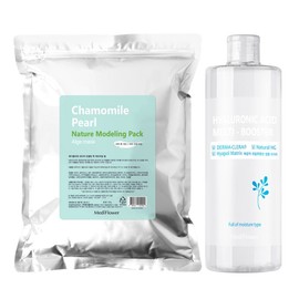 Nature Modeling Pack Chamomile Pearl 500g + Hyaluronic Acid Multi Booster 500ml / 네이처 모델링팩 캐모마일 펄 500g+히알루론산 멀티 부스터 500ml