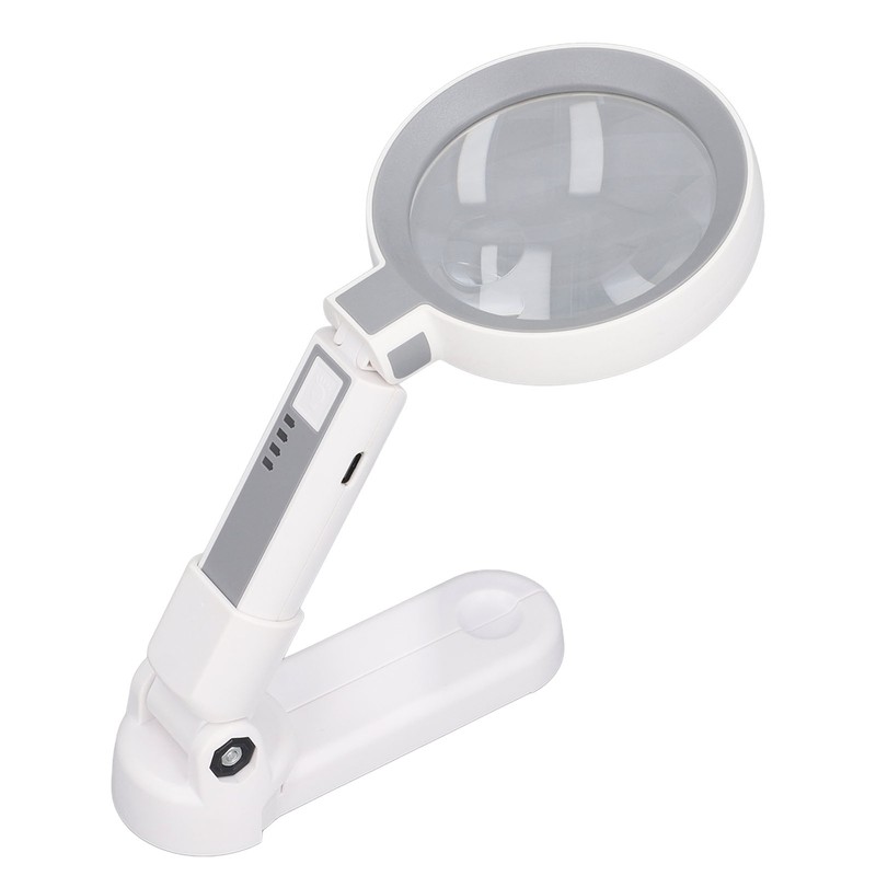 Magnifying Glass 5X 11X 18 LED Rechargeable 3 Brightness Levels